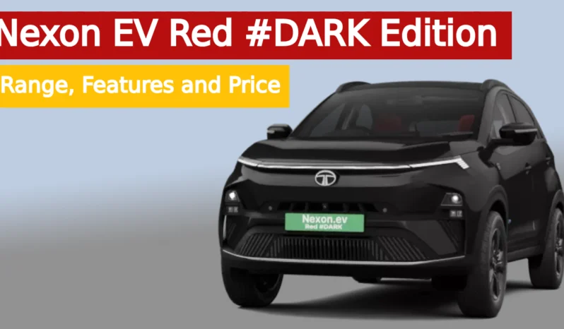 Tata Nexon EV Red DARK Edition