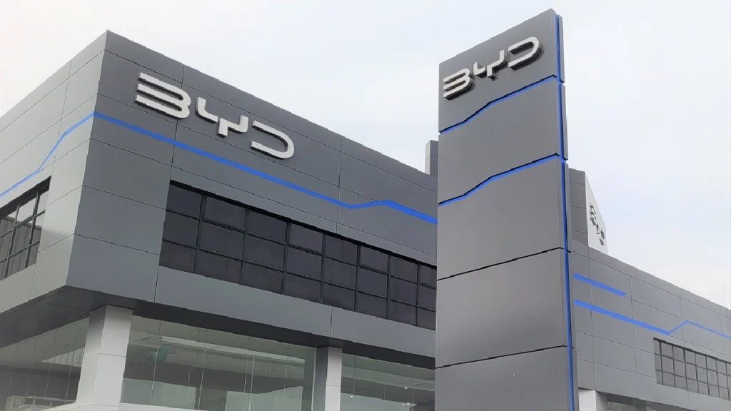 BYD chinese evs 