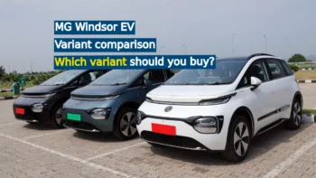 MG WINDSOR EV VARIANTS