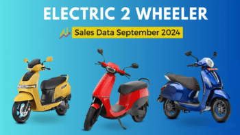 Elctric two wheler Sales report september