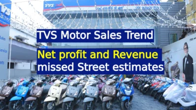 TVS Motor sales trend